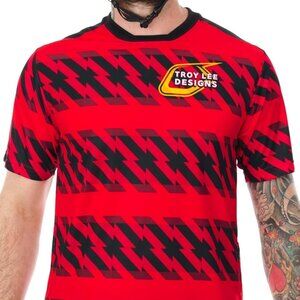 Men's TLD Troy Lee Designs Skyline Registration Jersey Red NWT MTB shirt M SS